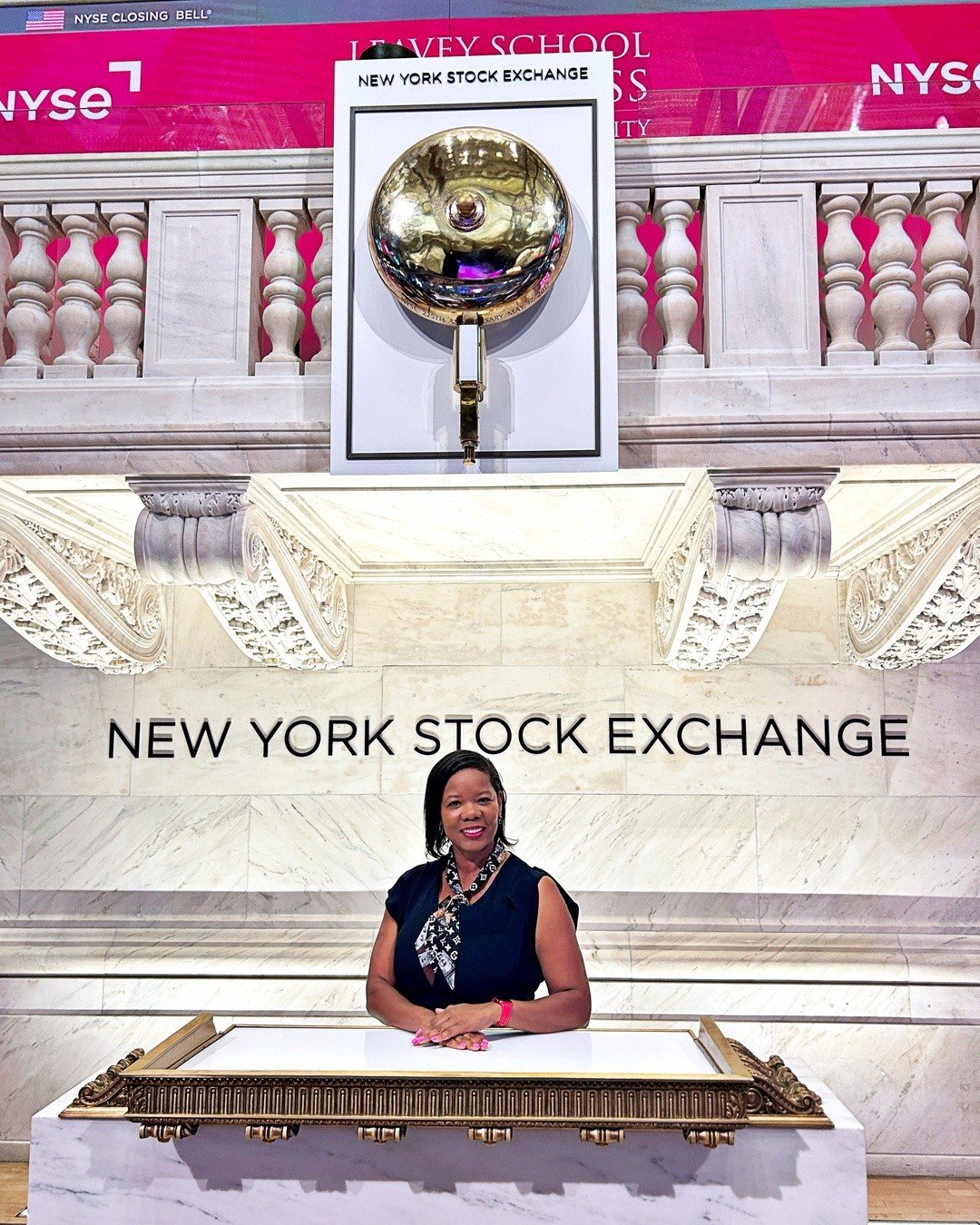 Lockie Andrews at the New York Stock Exchange