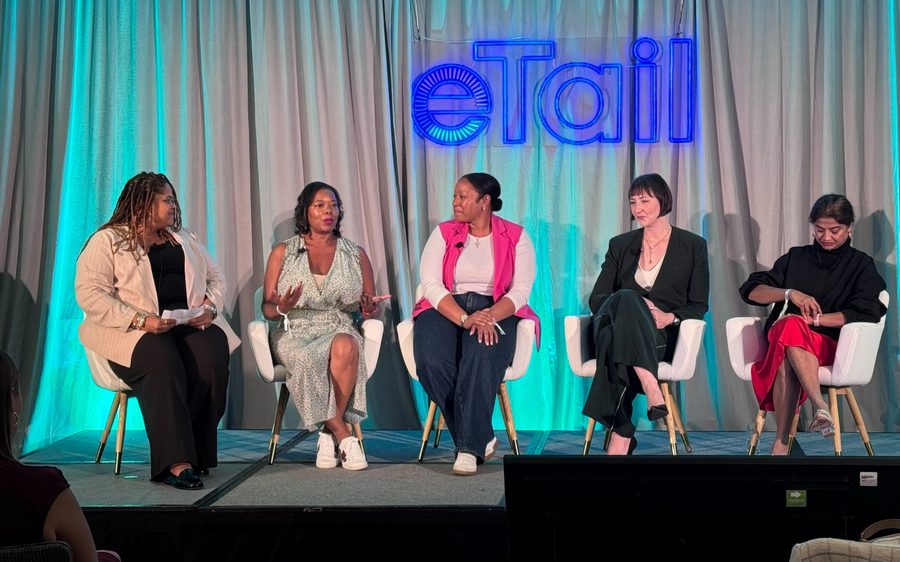 Lockie Andrews on the Women in eTail panel at eTail Boston 2026
